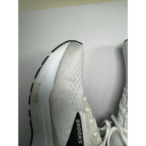 Brooks Ghost 16 Running Shoes Men’s 11.5 White Athletic Sneakers Lightweight Com main image 4